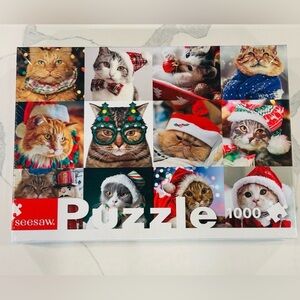 Festive Cats Puzzle - 1000 Pieces